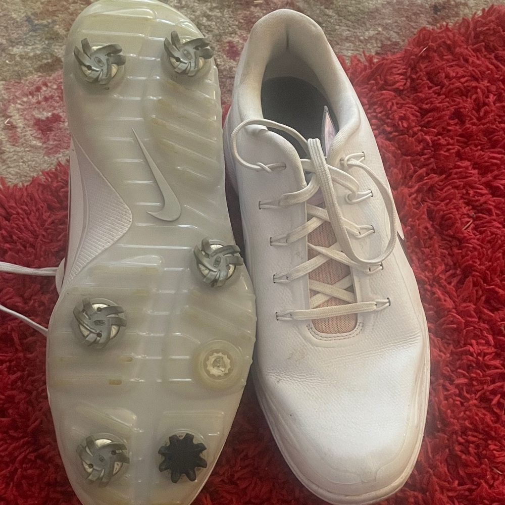 Nike White Golf Cleats